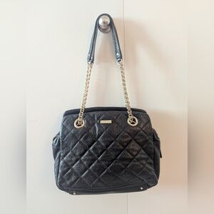 Kate Spade Black Quilted Shoulder Bag